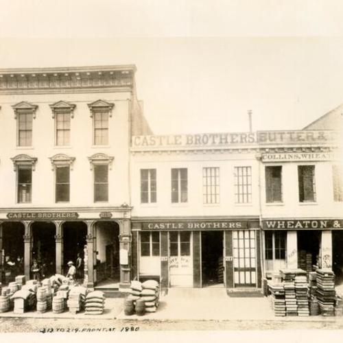 [Castle Brothers located at 213-219 Front Street]