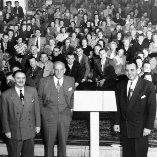 [Group photo of Sears, Roebuck & Company employees]
