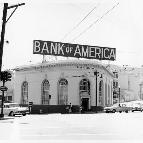 [Bank of America branch at Market and Castro streets]