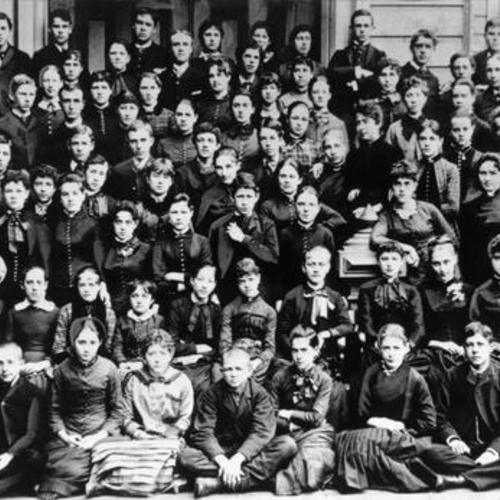 [Old Mission Grammar School, class of 1885]