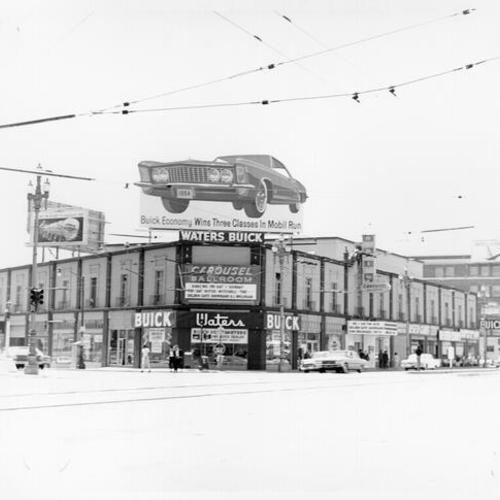 [Waters Buick at Van Ness Avenue and Market Street]