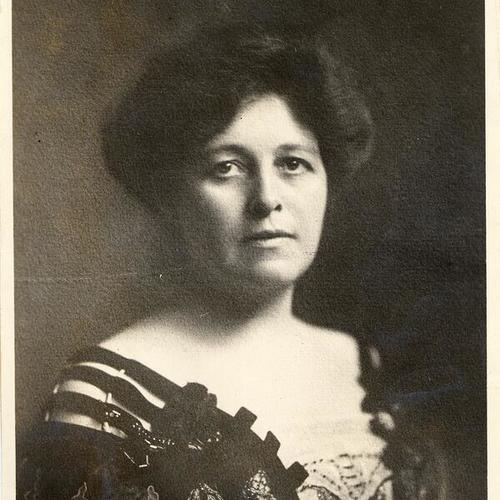 [Mrs. Frank L. Brown, Women's Board, official for Panama-Pacific International Exposition]