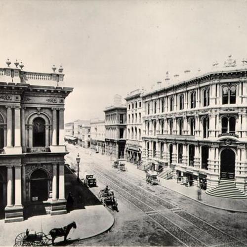 [East side of Sansome Street from California Street]