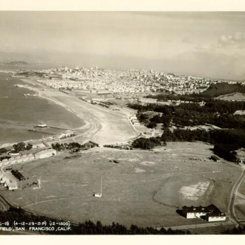 [Aerial view of Crissy Field, Presidio of San Francisco]