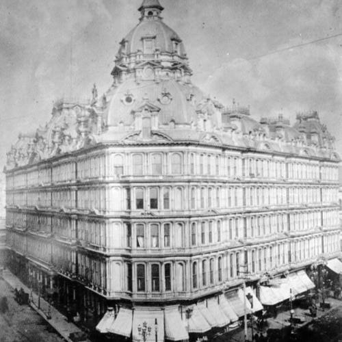 [Baldwin Hotel, Market & Powell. 1883]