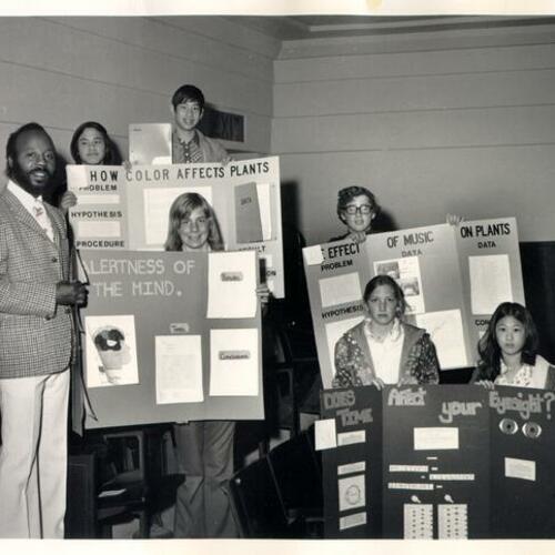 [Participants in a Science Fair at Roosevelt Junior High School]