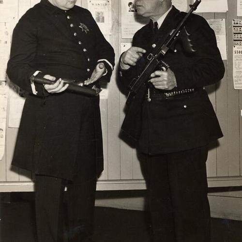 [Officer Ed McKevitt (right) with Mr. George McGrath]