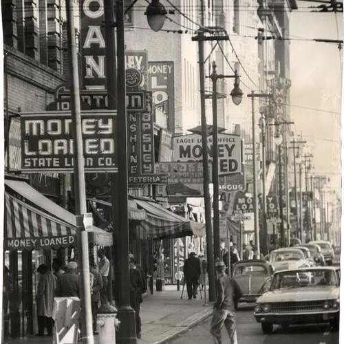 [Third Street, looking south from Mission Street]