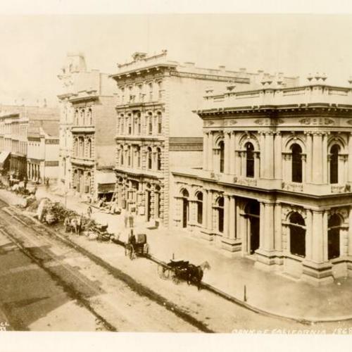 [Bank of California located on California and Sansome streets]