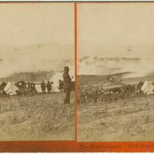 [The Bombardment. View from the Presidio, July ?, 1876, 3593]