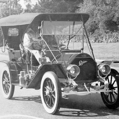 [Antique car at the Golden Gate Park Centennial Parade]