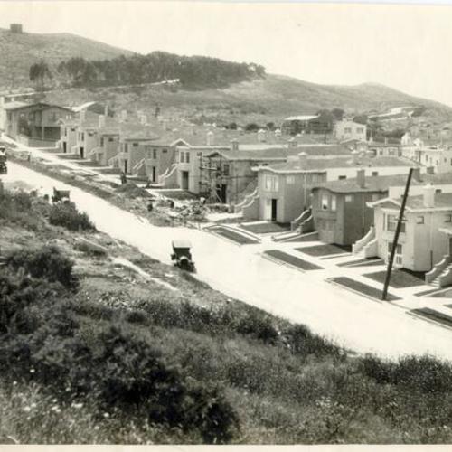 [Row of houses in the Twin Peaks district]