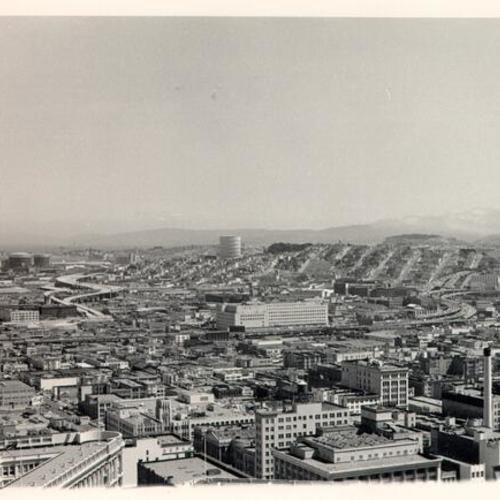 [View of San Francisco looking south from the St. Francis Tower]