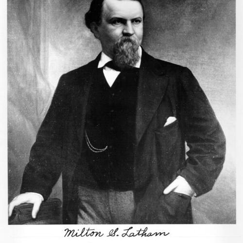 [Milton S. Latham, 6th Governor of California (Jan. 9, 1860-Jan. 14, 1860)]