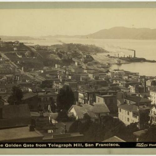 B 589. Golden Gate from Telegraph Hill, San Francisco