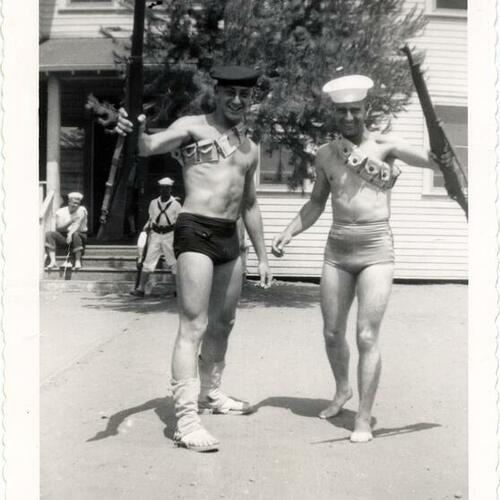 [Harvey Milk and unidentified person]