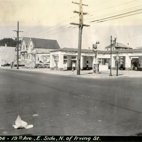 [East side of 19th Avenue, north of Irving Street]