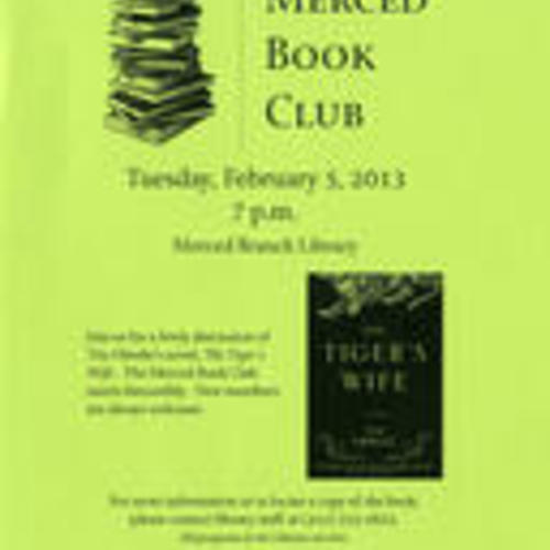 Merced Book Club flyer