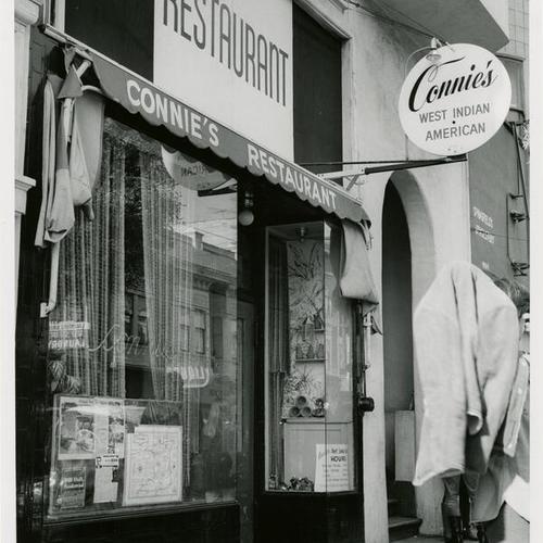 [Connie's Restaurant at 1466 Haight Street]