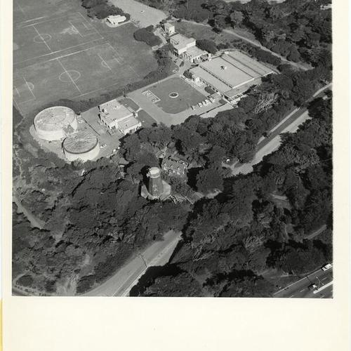 [Aerial view of Sewage Treatment Plant in Golden Gate Park]