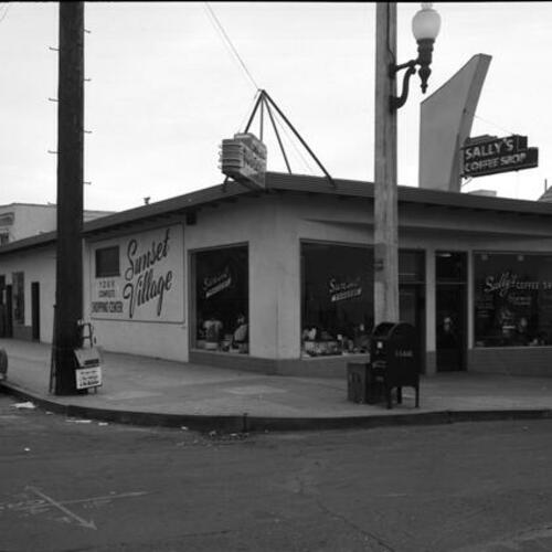 [4001-4005, Judah (1411 45th Ave.), Sunset Village's Sunset Toggery and Sally's Coffee Shop]