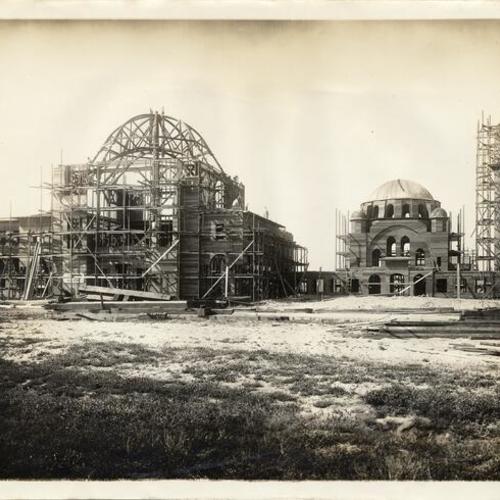 [Construction of Turkish Pavilion at the Panama-Pacific International Exposition]