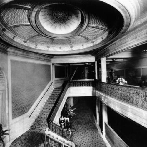 [Interior of the Warfield Theatre]