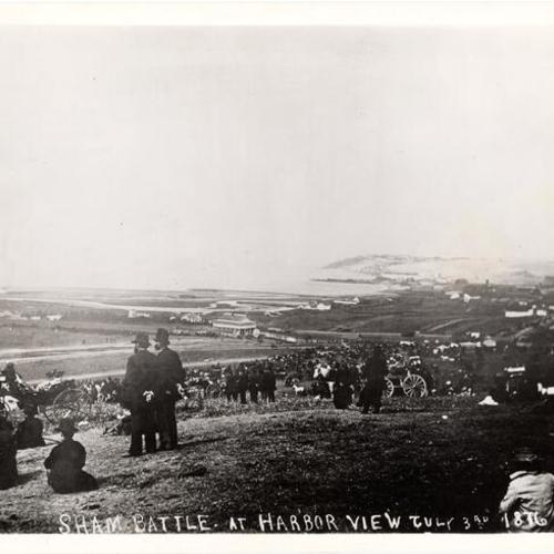 Sham Battle at Harbor View, July 3rd, 1876