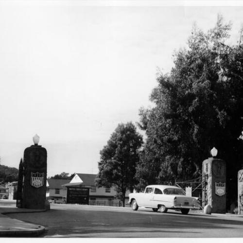 [Lombard Street entrance to the Presidio]