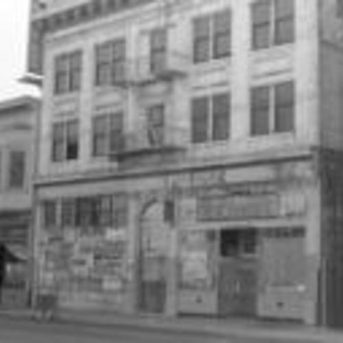 [Buildings on the 700 block of Howard before being demolished as part of South of Market Redevelopment,