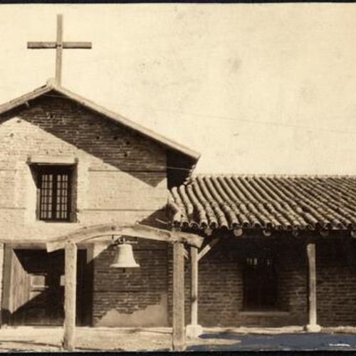 [Exterior of Mission San Francisco de Solano in Sonoma]