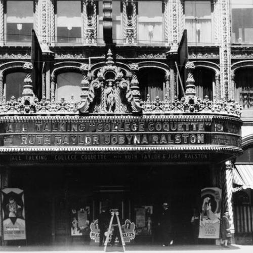 [Exterior of the Pantages Theater]