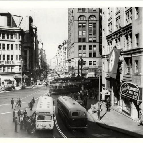 [Third and Market streets looking north after conversion of #15 line to bus]