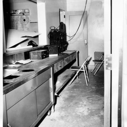 [Unused kitchen facility at the Youth Guidance Center]