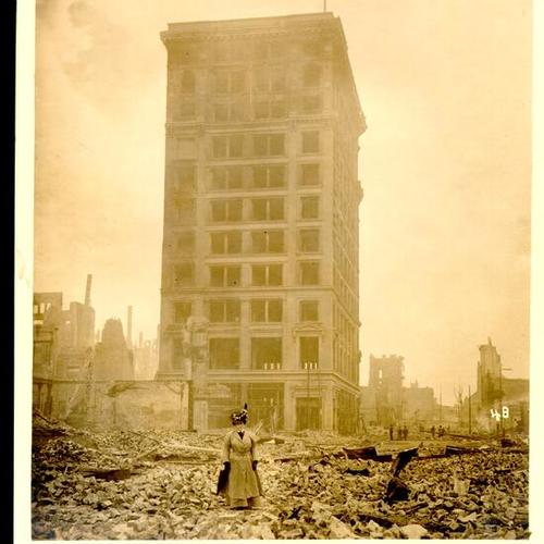 Shreve Building. Ruins. 1906