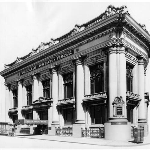 [Wells Fargo Bank's Union Trust office at Market Street and Grant Avenue]