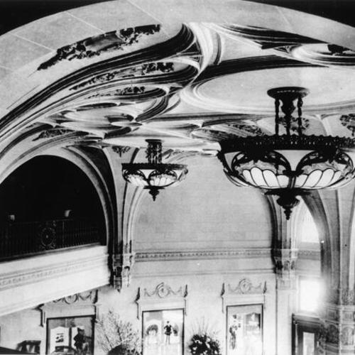 [Lobby ceiling of the Golden Gate Theater]