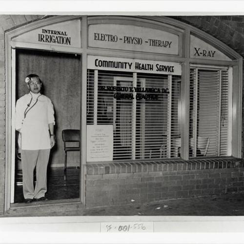 [Dr. Roberto's first office on Ellis Street]