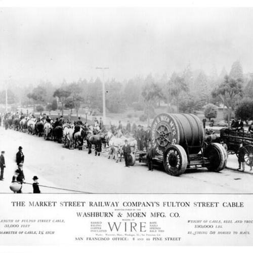 Market Street Railway Company's Fulton Street cable