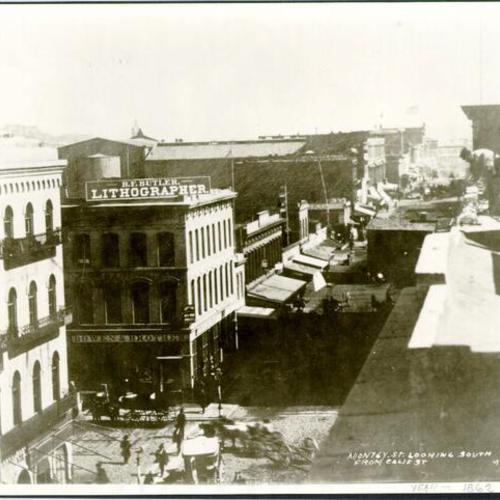 [Montgomery looking south from California Street]