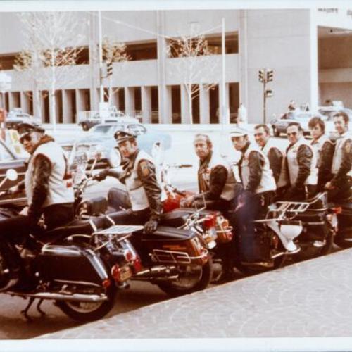 [The Rincon Motorcycle Club in downtown San Francisco]