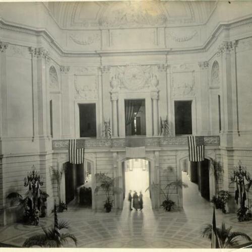 [Main lobby of the Rotunda, City Hall]