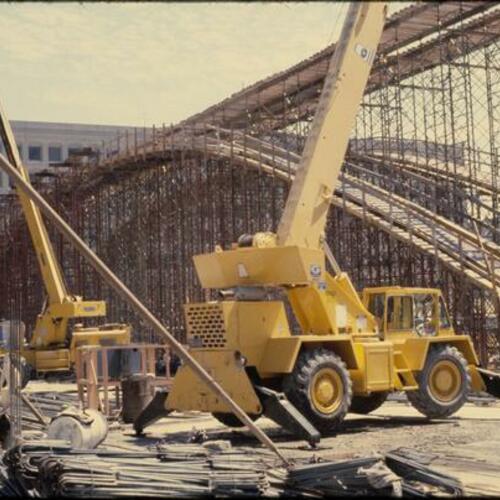 Construction of Moscone Convention Center