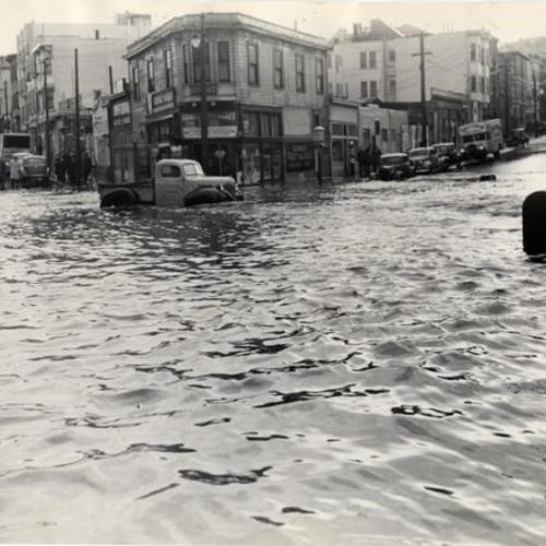 [Heavy flooding at Market and Church Street]