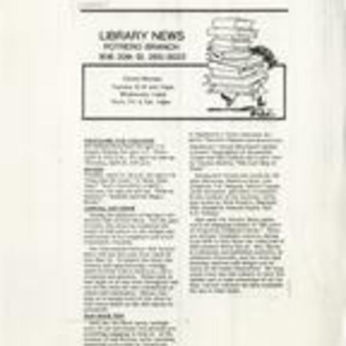 Library News from Potrero View April 1987