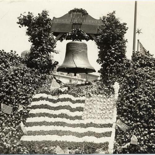  Liberty Bell on display at the Panama-Pacific International Exposition]