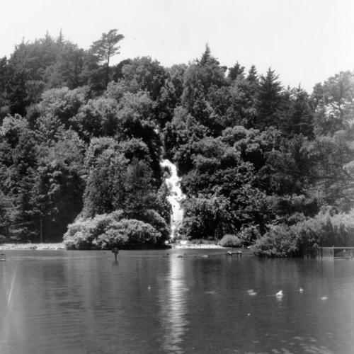[Strawberry Hill and Hunington Falls in Golden Gate Park]