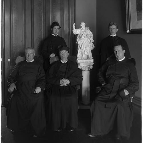 St. Mary's portrait of Paulist Fathers Stark, Carey, Smith Wyman, and Otis
