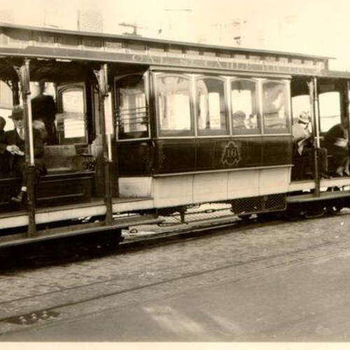 [California Street R. R. Company cable car]