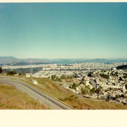 [View of the Golden Gate Bridge from Twin Peaks]